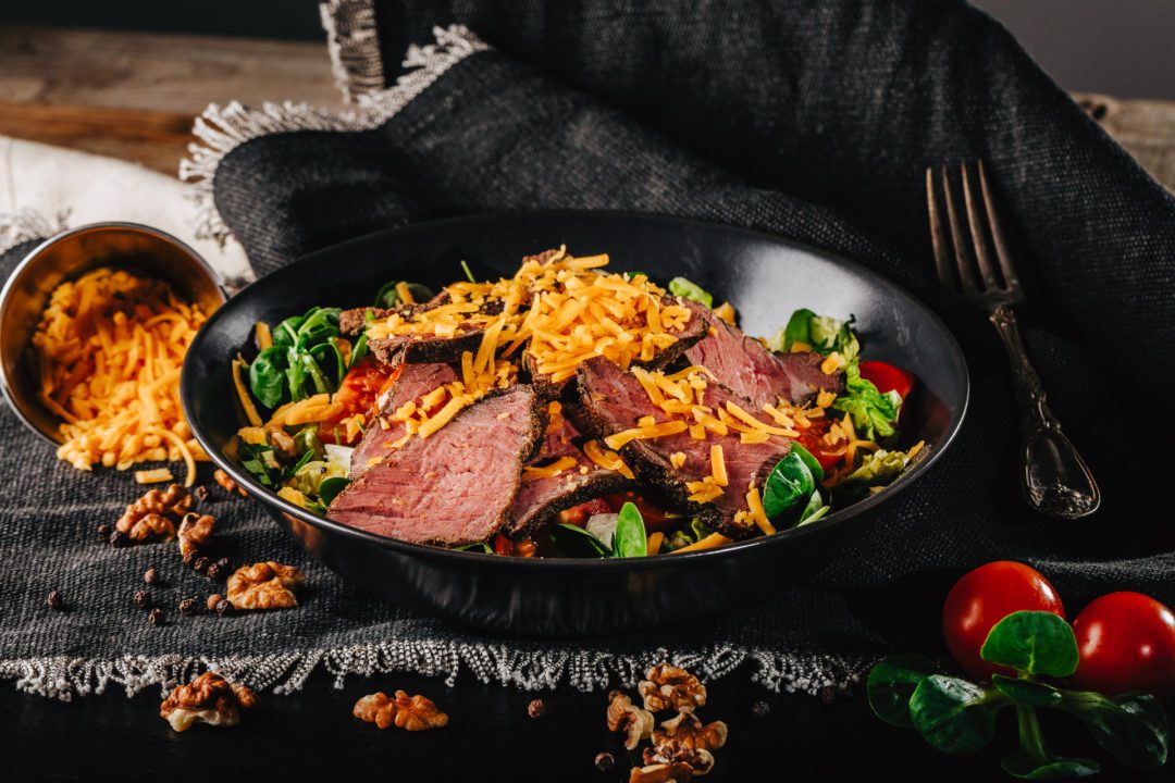 hovädzí šalát reštaurácia streetfood púchov